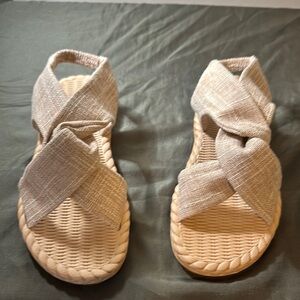 Elegant Cream Sandals